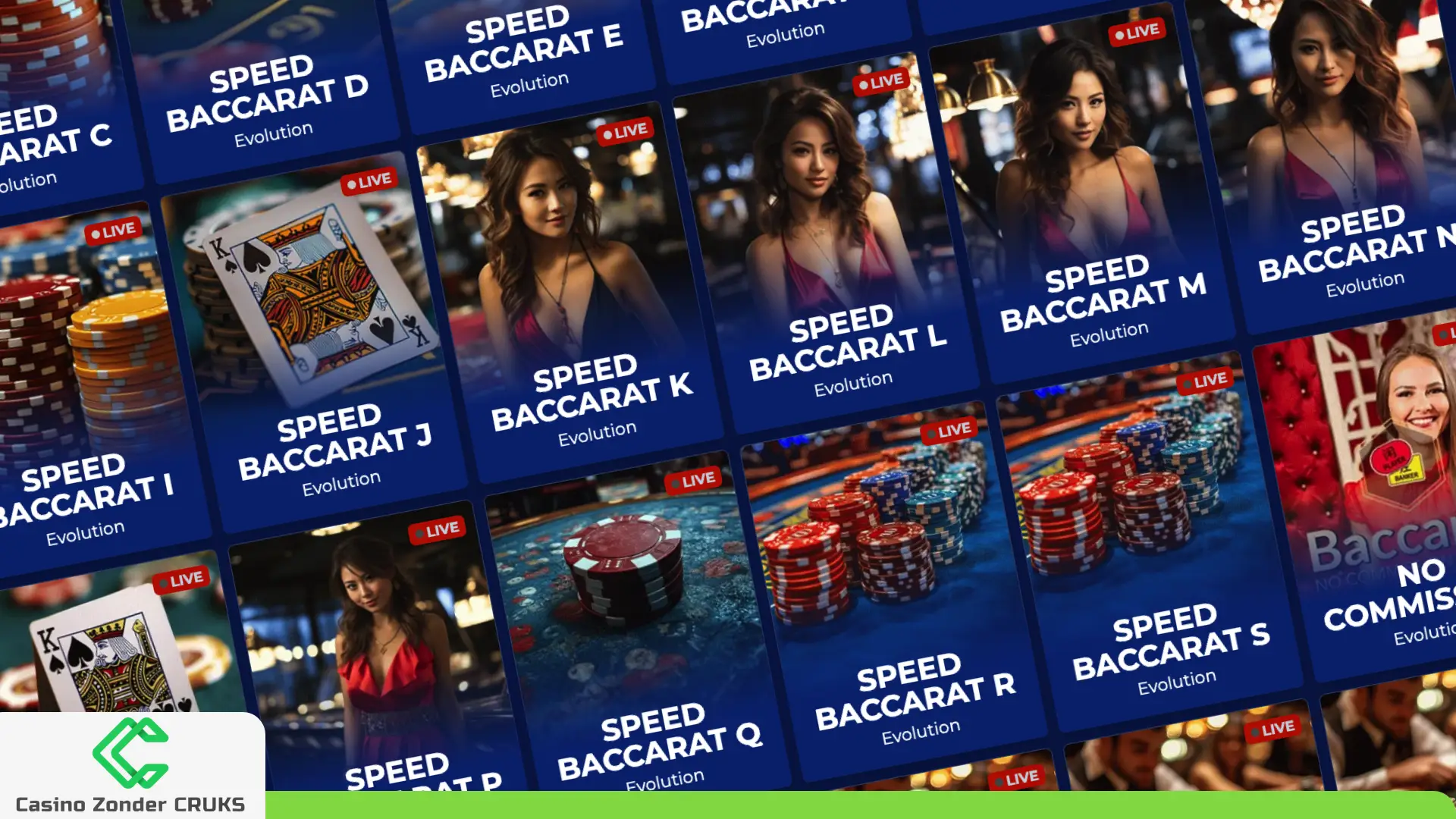 baccarat in casino's zonder cruks