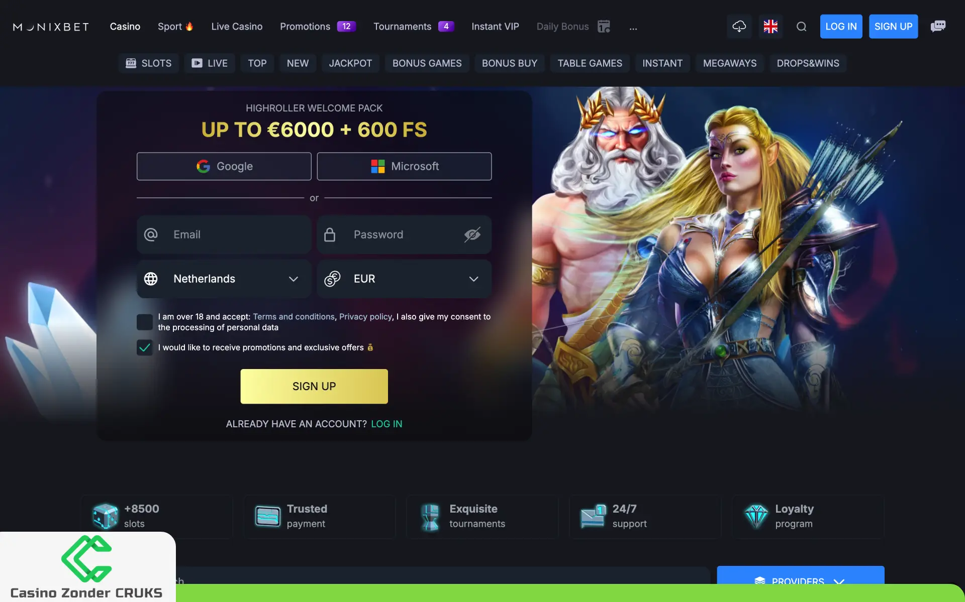 best online casino zonder cruks