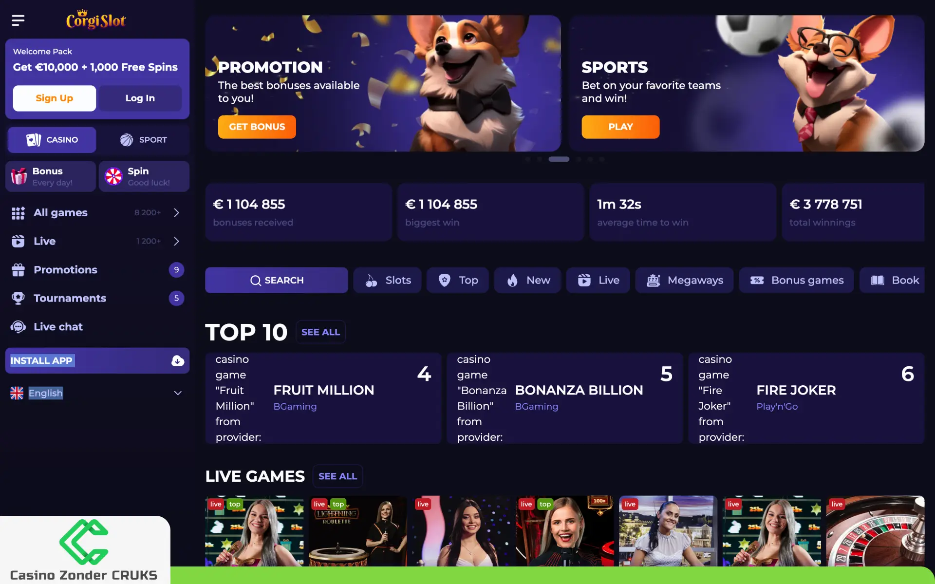 casino nederland zonder cruks
