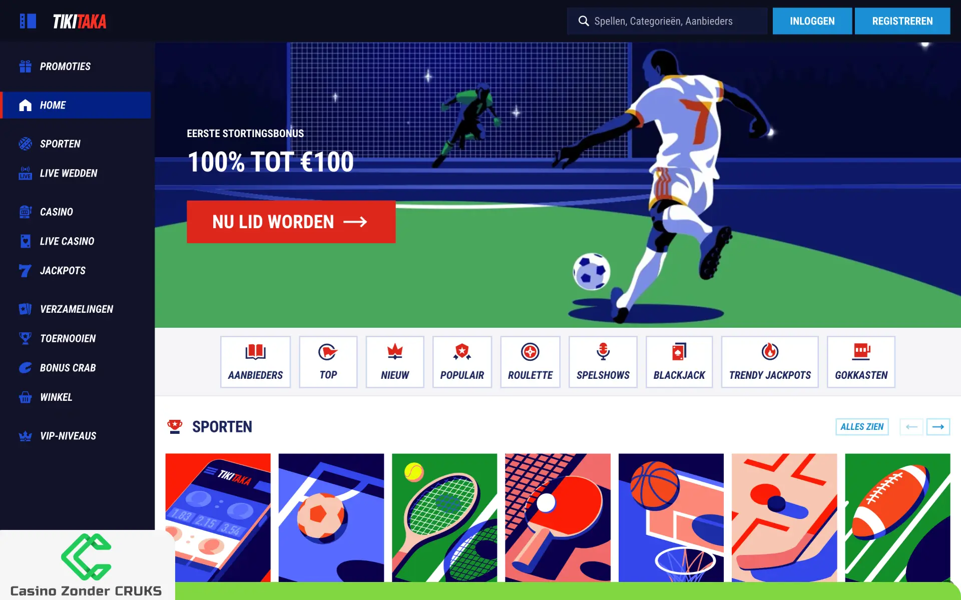 online casino zonder cruks 10 euro